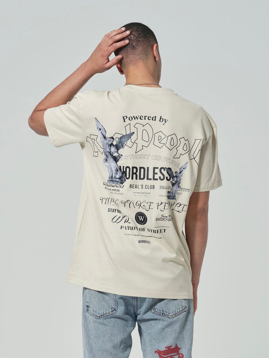 WORDLESS STREETWEAR EXPRESSION OVERSIZE TEE