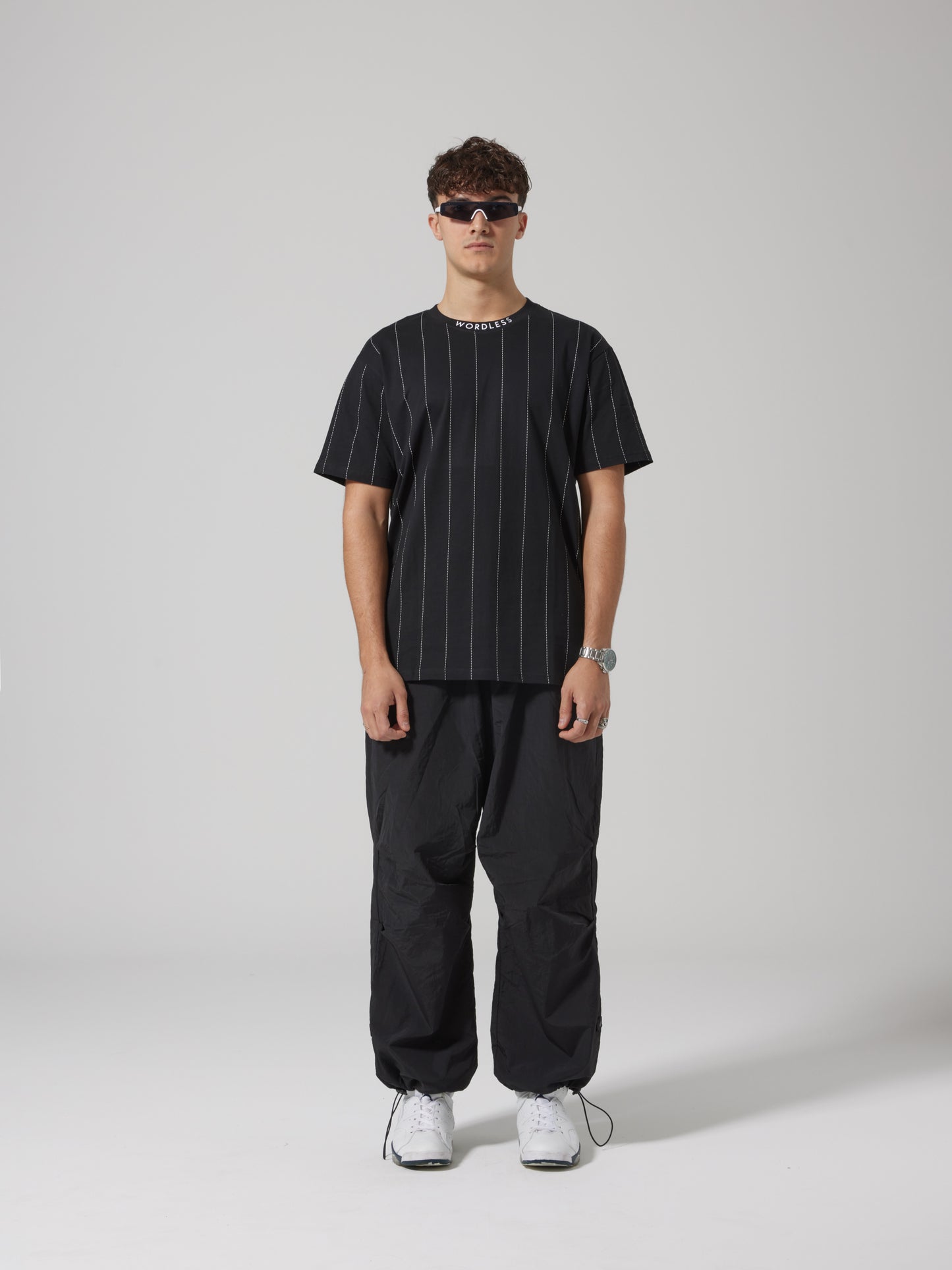 WORDLESS NYLON PARACHUTE PANTS