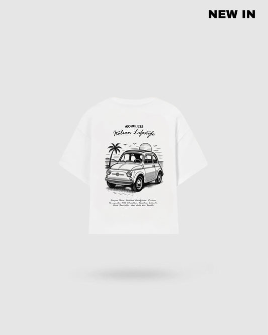 WORDLESS 70S BOXY TEE 300