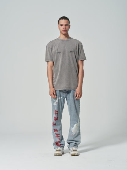 WORDLESS MENTALITY WASHED OVERSIZE TEE