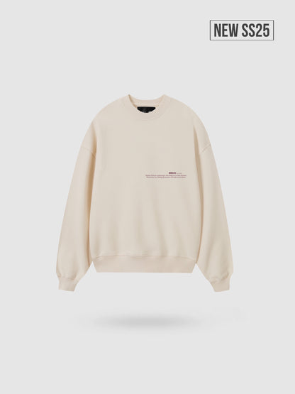WORDLESS OVERSIZE CREWNECK “FLOWERS” 520