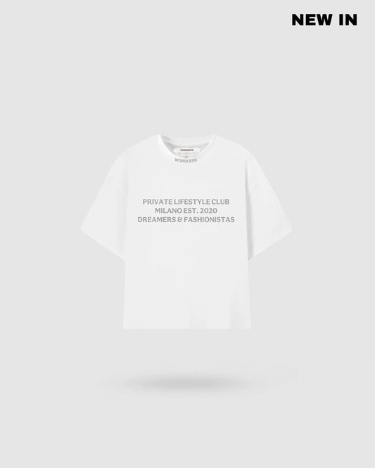 WORDLESS PRIVATE BOXY TEE 300