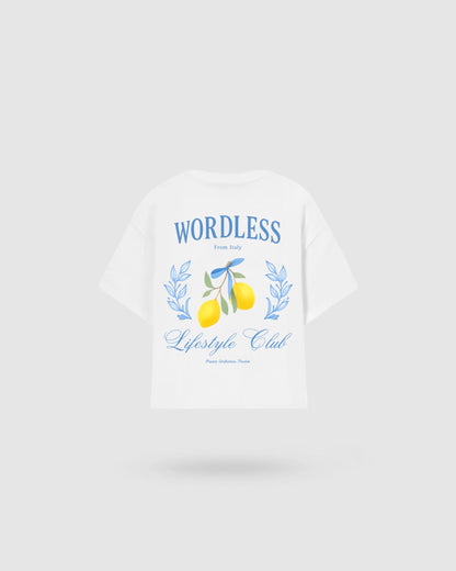 WORDLESS LEMON CLUB BOXY TEE 300