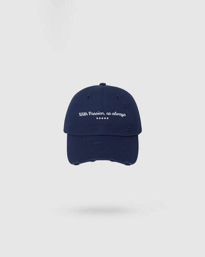 WORDLESS PASSION DISTRESSED HAT 2025