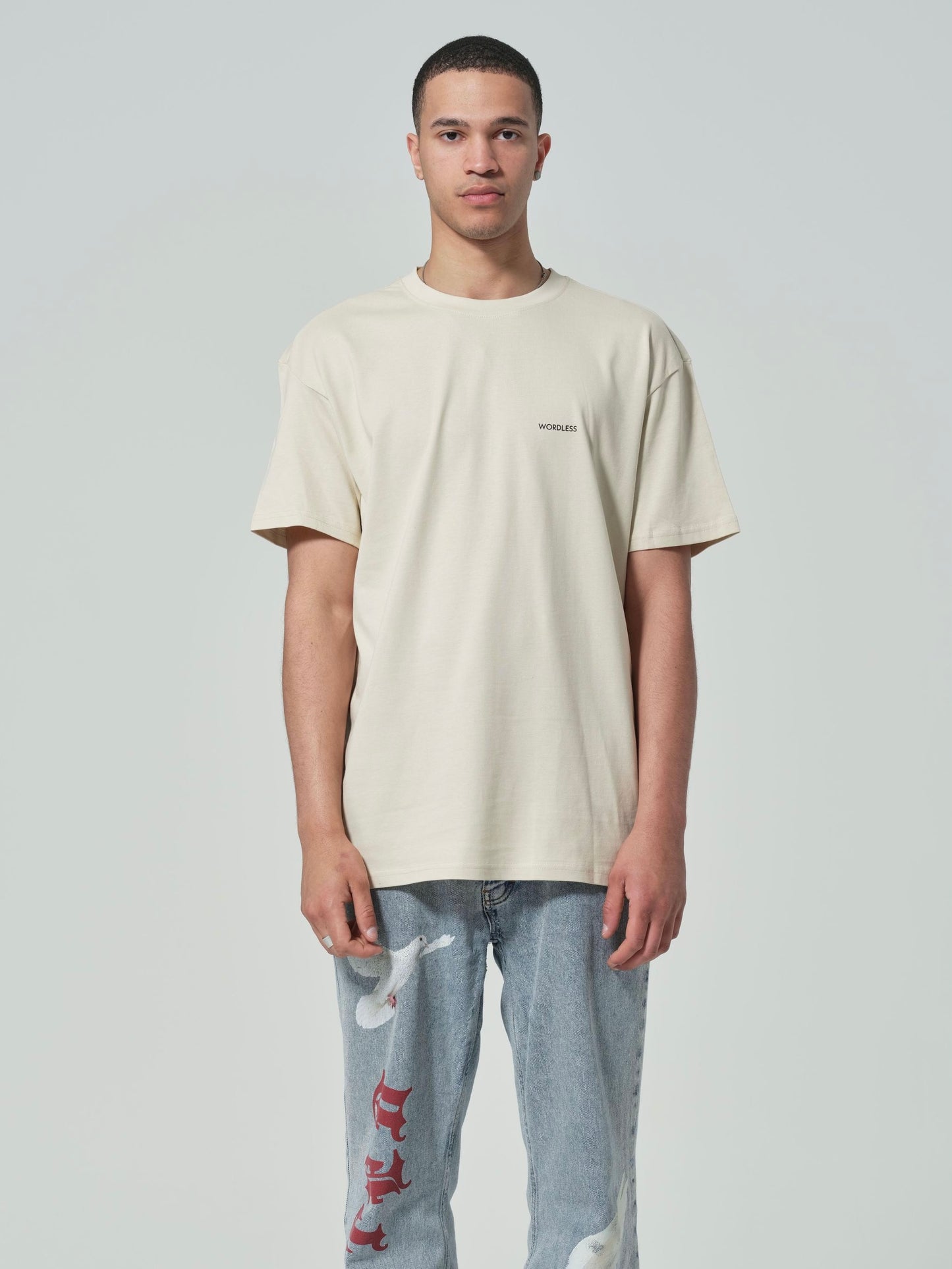 WORDLESS STREETWEAR EXPRESSION OVERSIZE TEE