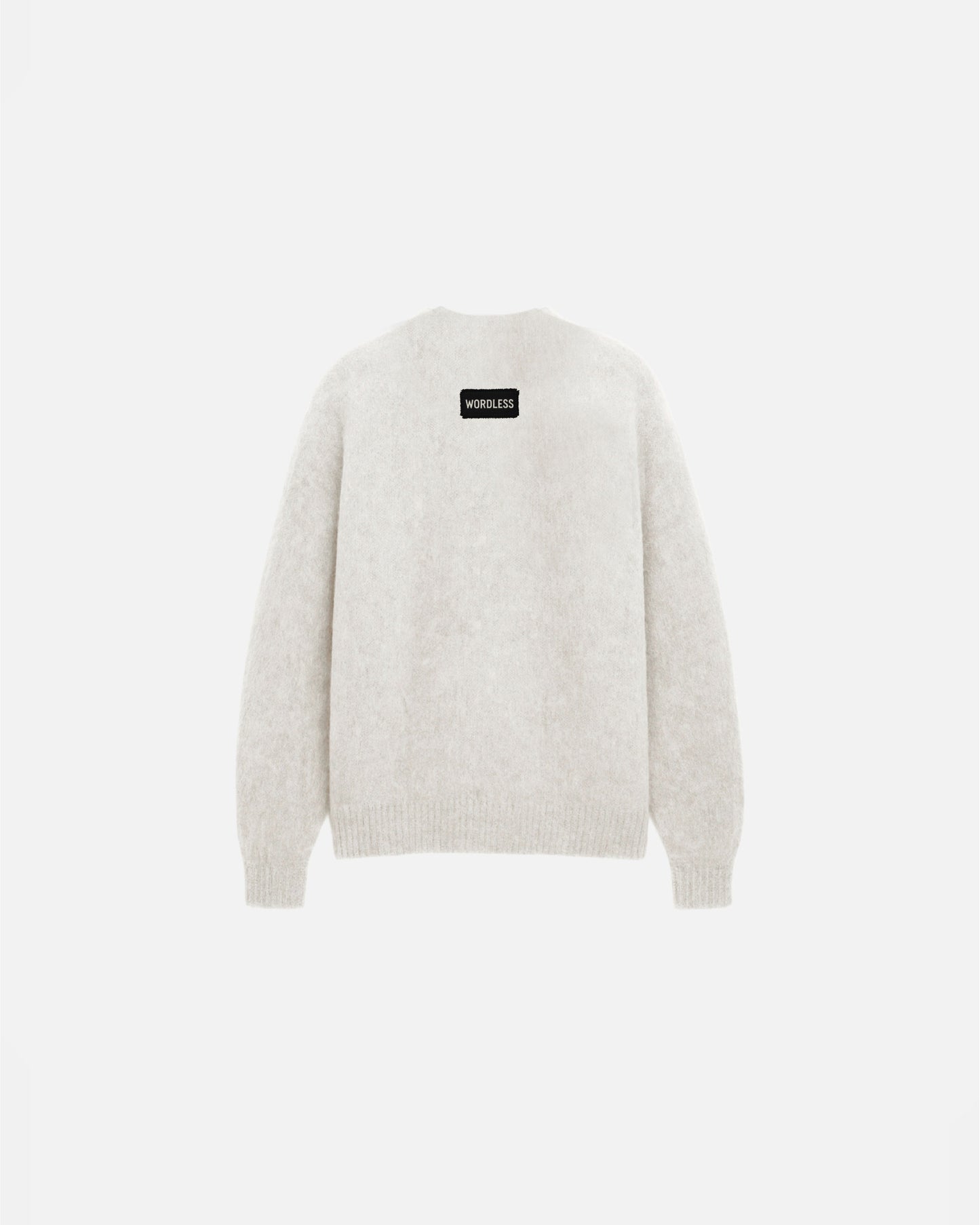 WORDLESS FUZZY KNIT SWEATER LIMITED EDITION