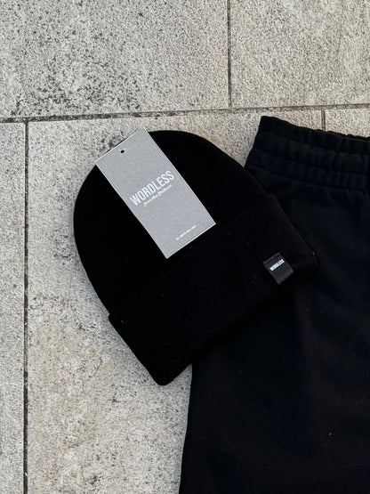 WORDLESS ULTRA MINIMAL BEANIE HAT