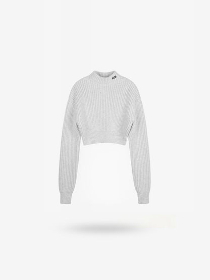 WORDLESS ULTRA MINIMAL LADIES KNITTED SWEATER