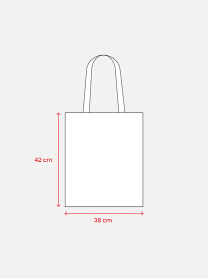 WORDLESS “CREATORS” RECYCLED SHOPPER BAG