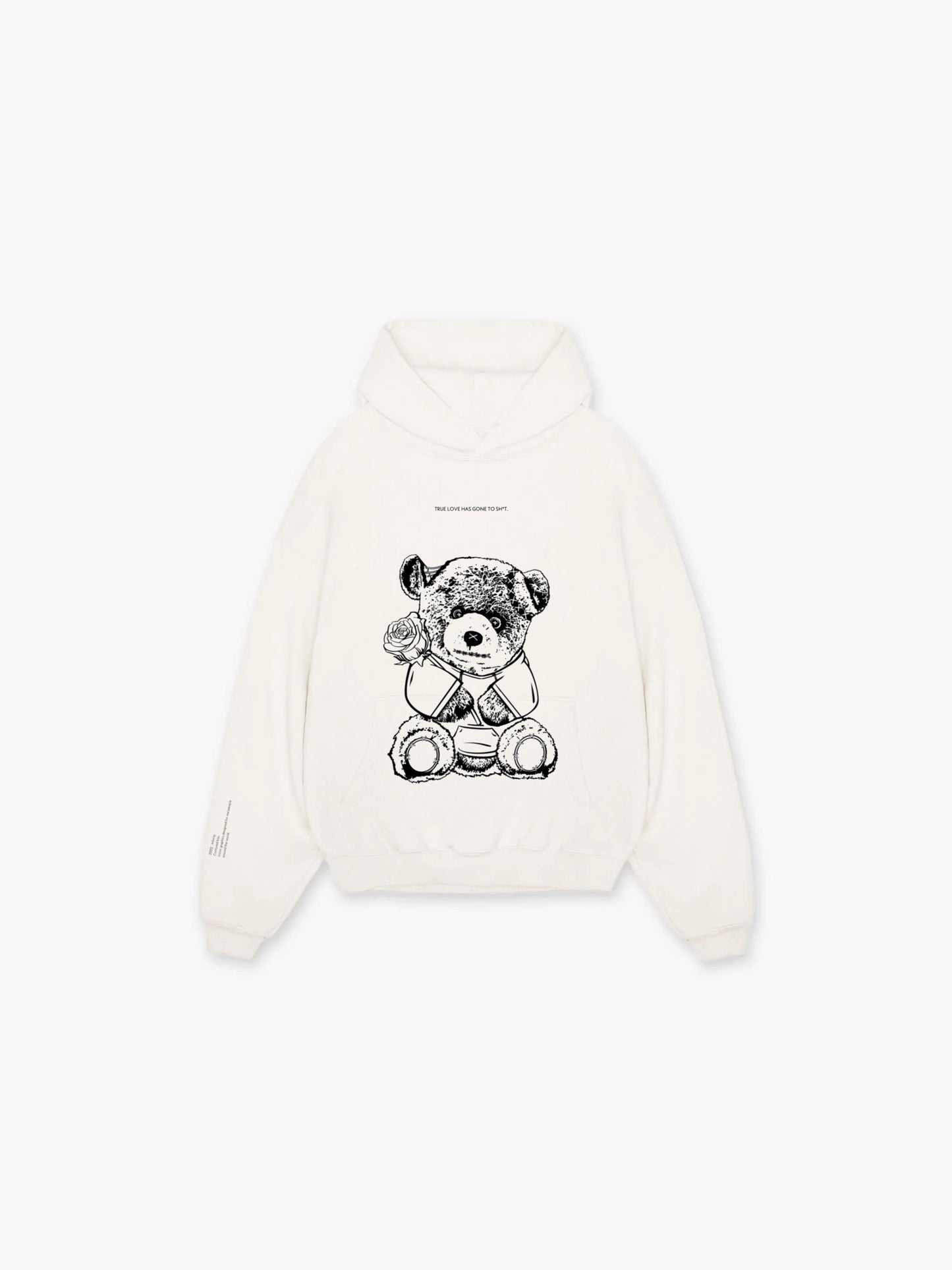 WORDLESS BEAR HOODIE 480