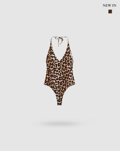 WORDLESS LEOPARD ONE-PIECE SWIMMING SS25