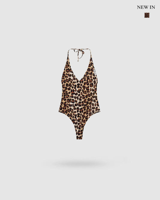 WORDLESS LEOPARD ONE-PIECE SWIMMING SS25
