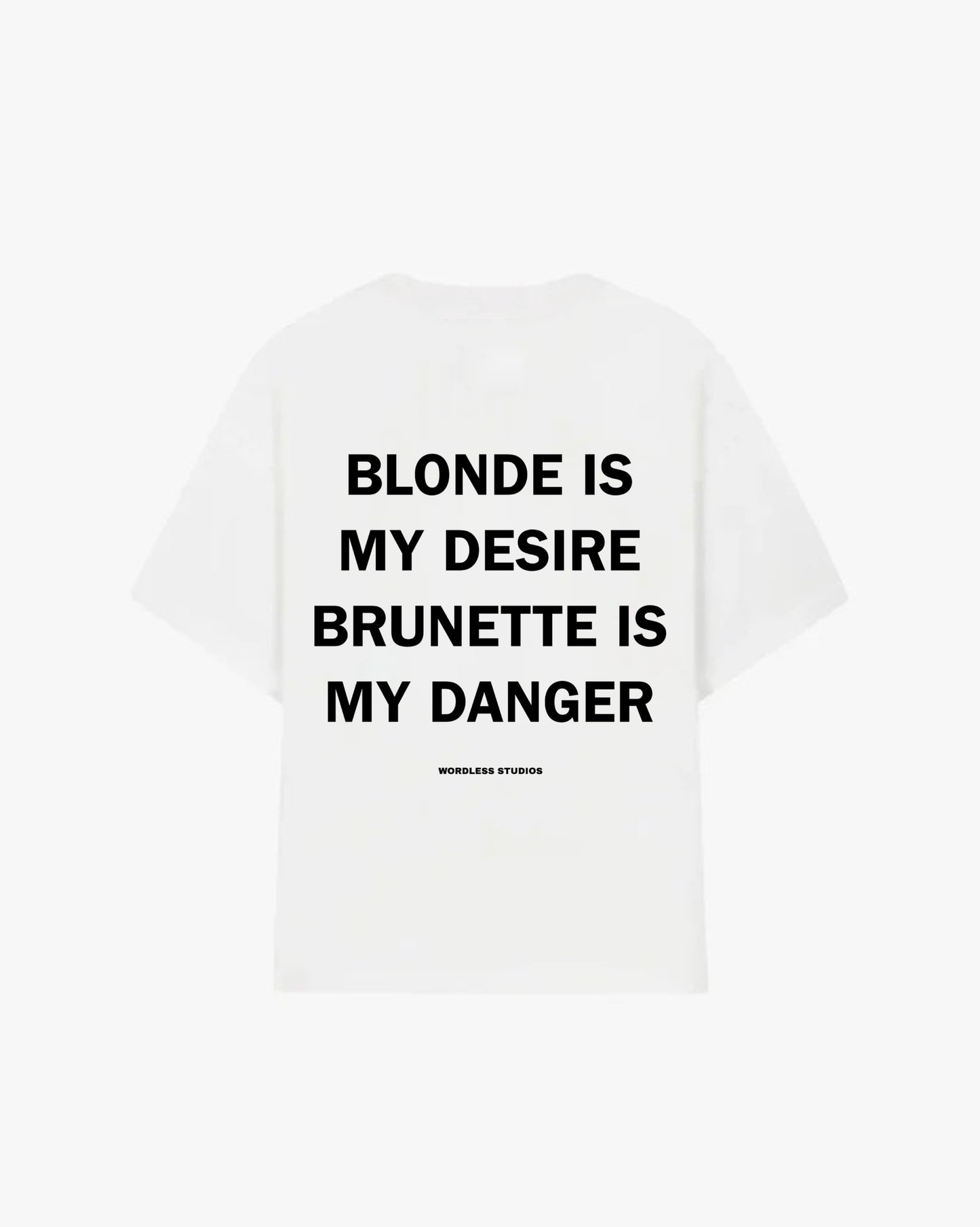 WORDLESS Brunette Tee 300