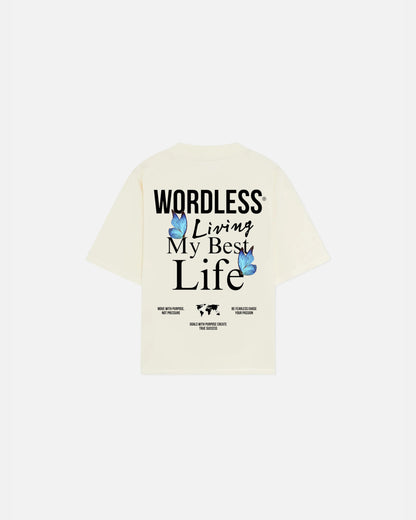 WORDLESS LIFE BOXY TEE 300 SS25