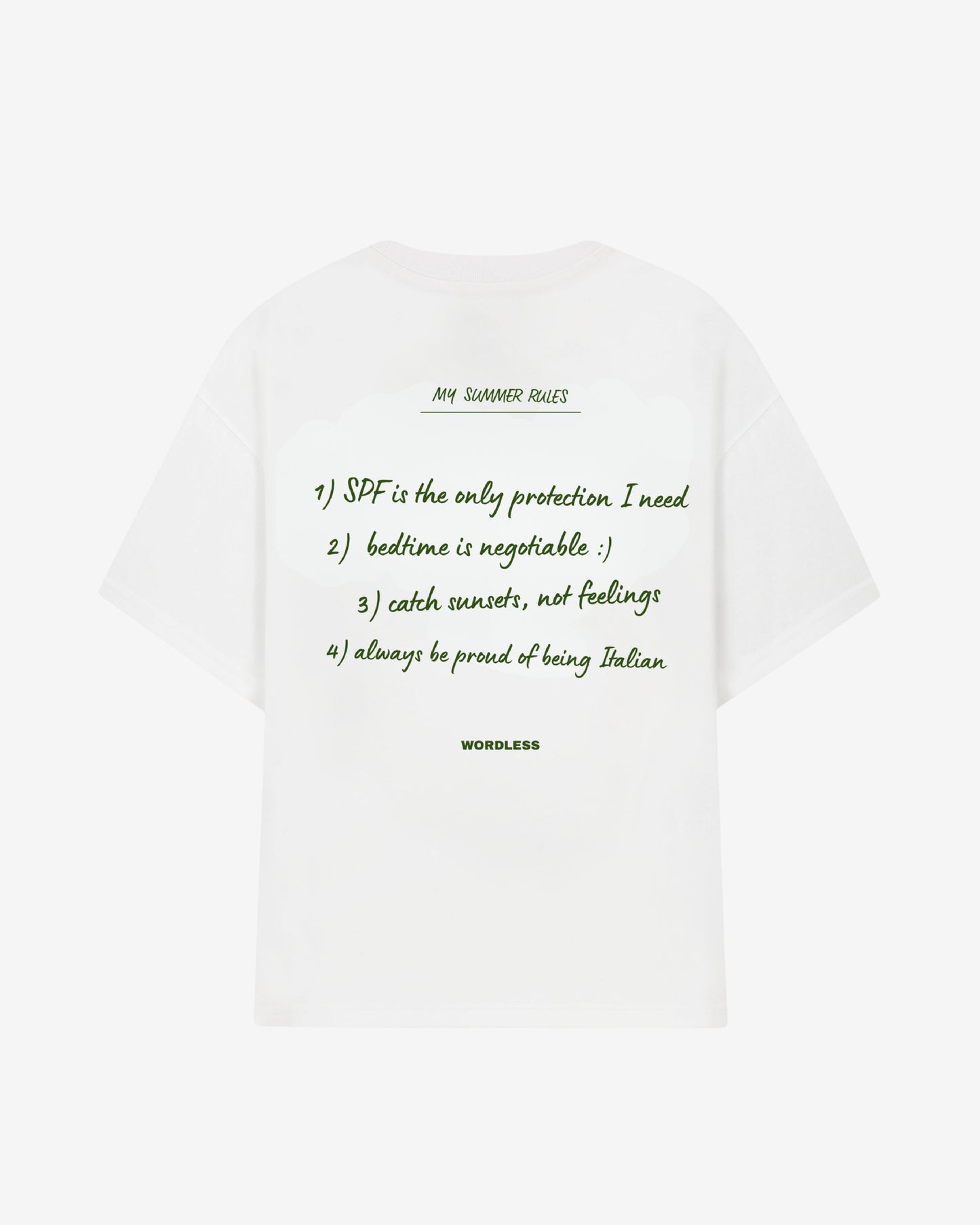 WORDLESS Summer Rules Tee 300