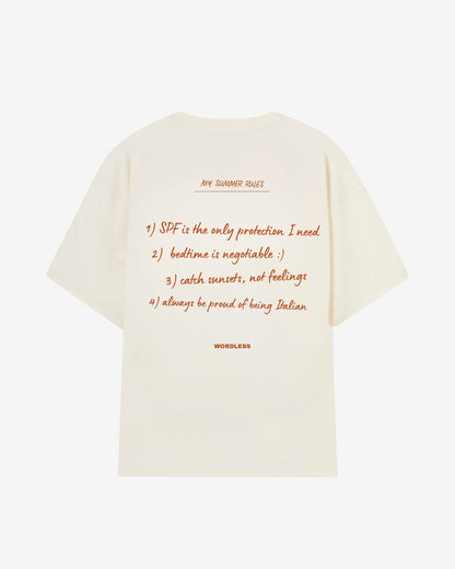 WORDLESS Summer Rules Tee 300