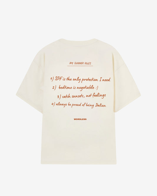 WORDLESS Summer Rules Tee 300