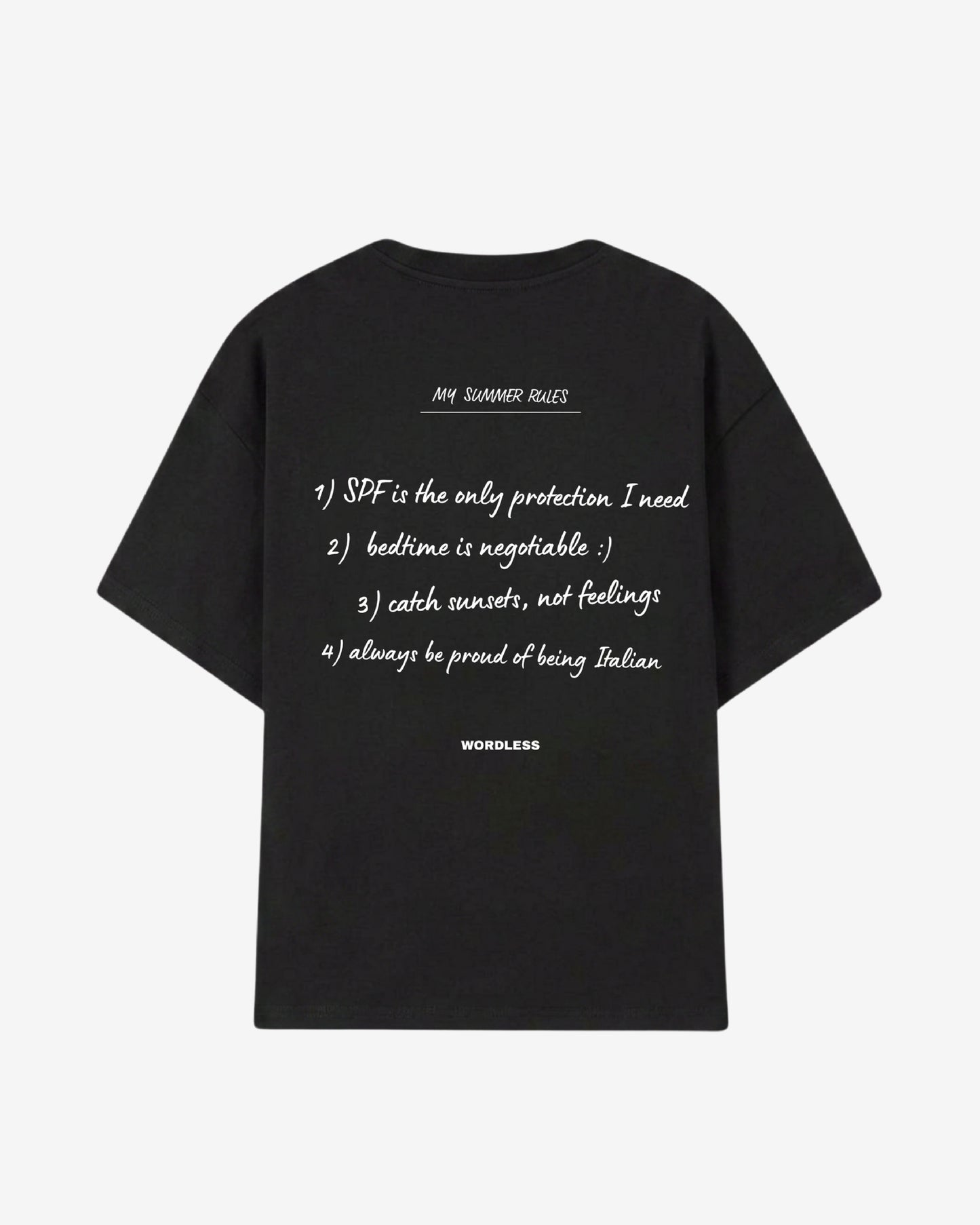 WORDLESS Summer Rules Tee 300