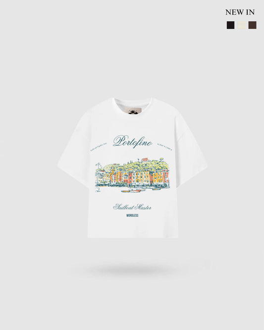 WORDLESS PORTOFINO BOXY TEE 300
