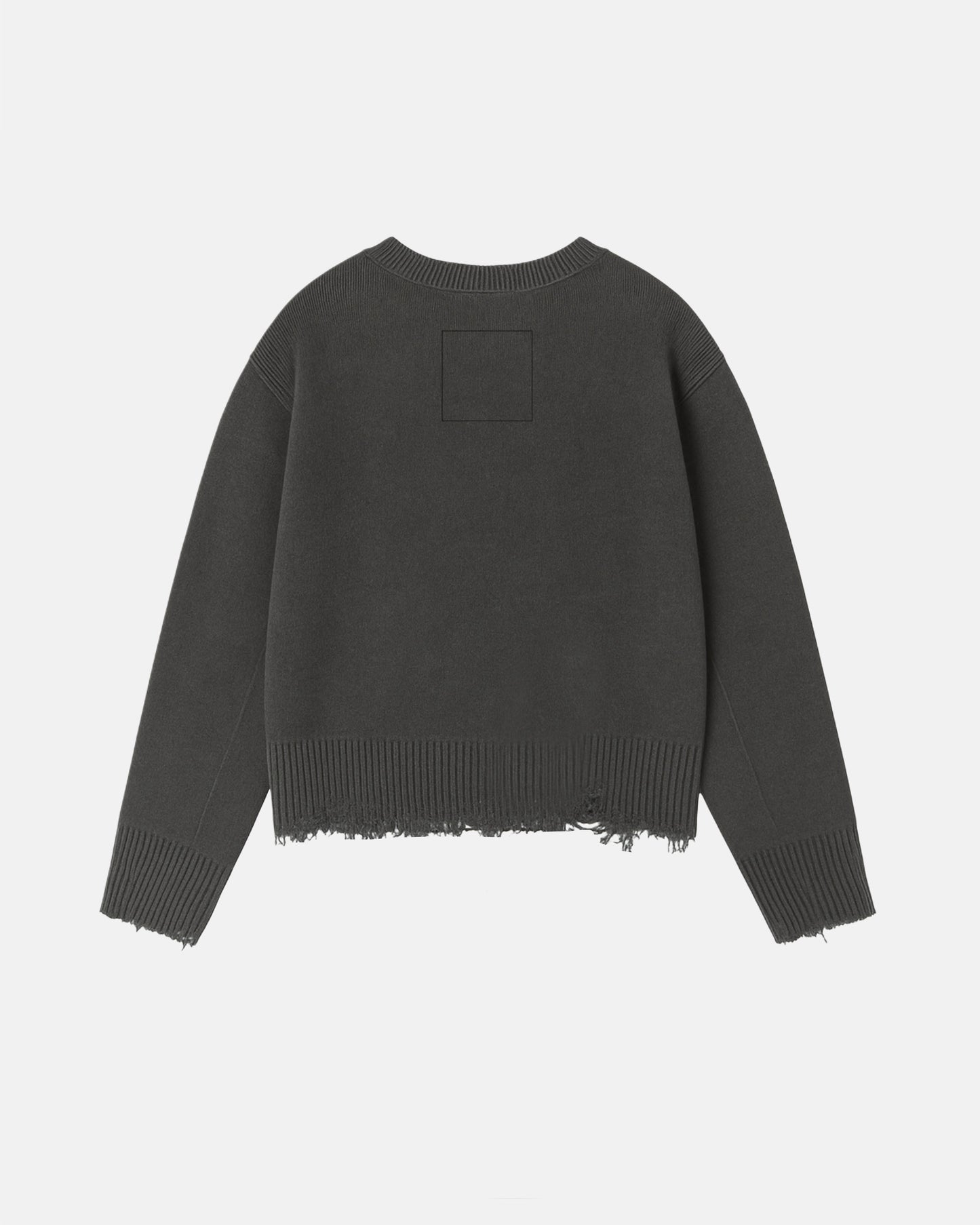 WORDLESS DISTRESSED SWEATER FW24