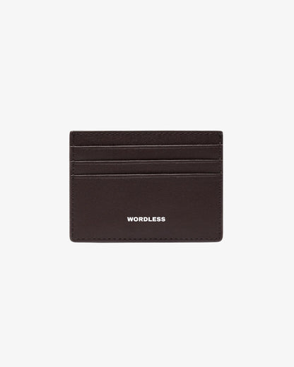 WORDLESS Leather Wallet 01