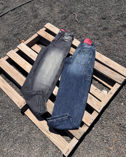 WORDLESS Womans Ash Ballon Denim Jeans