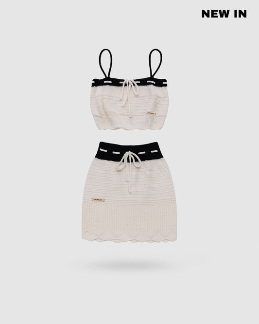 WORDLESS CINQUE TERRE WOMANS SET CREAM