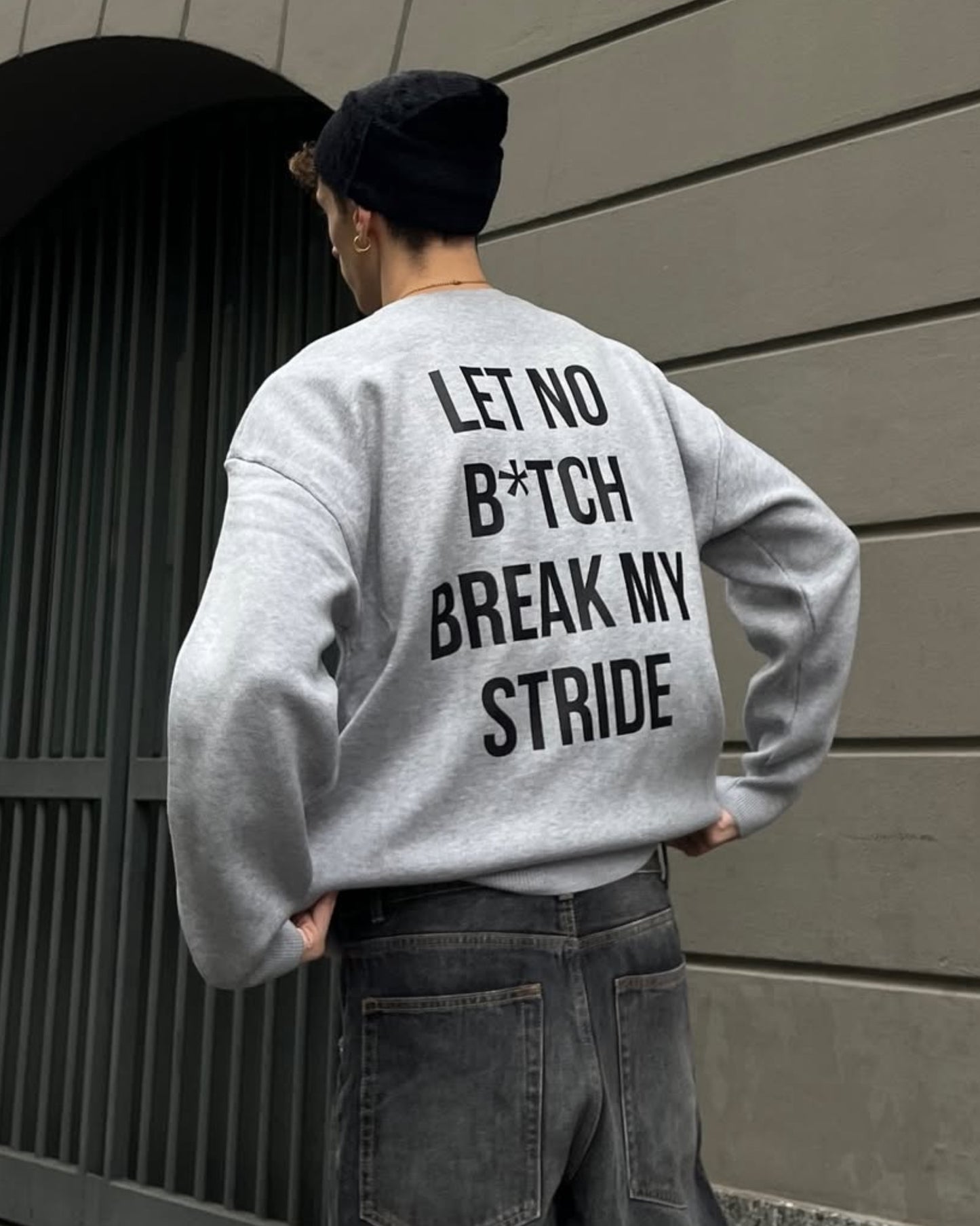 WORDLESS TRAVIS "B*TCH" KNIT FW24