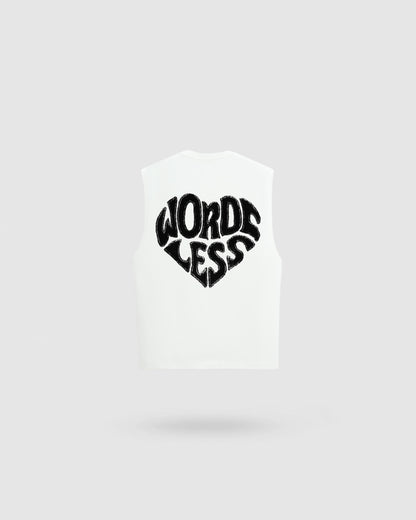 WORDLESS ATELIER SLEEVELESS TEE 170 LIMITED EDITION
