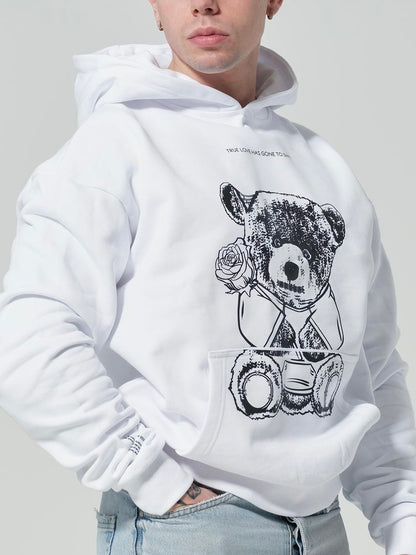 WORDLESS BEAR HOODIE 480