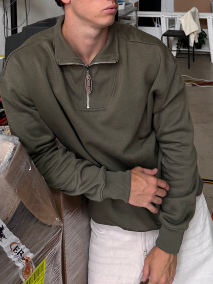 WORDLESS ICONIC Half Zip Pullover