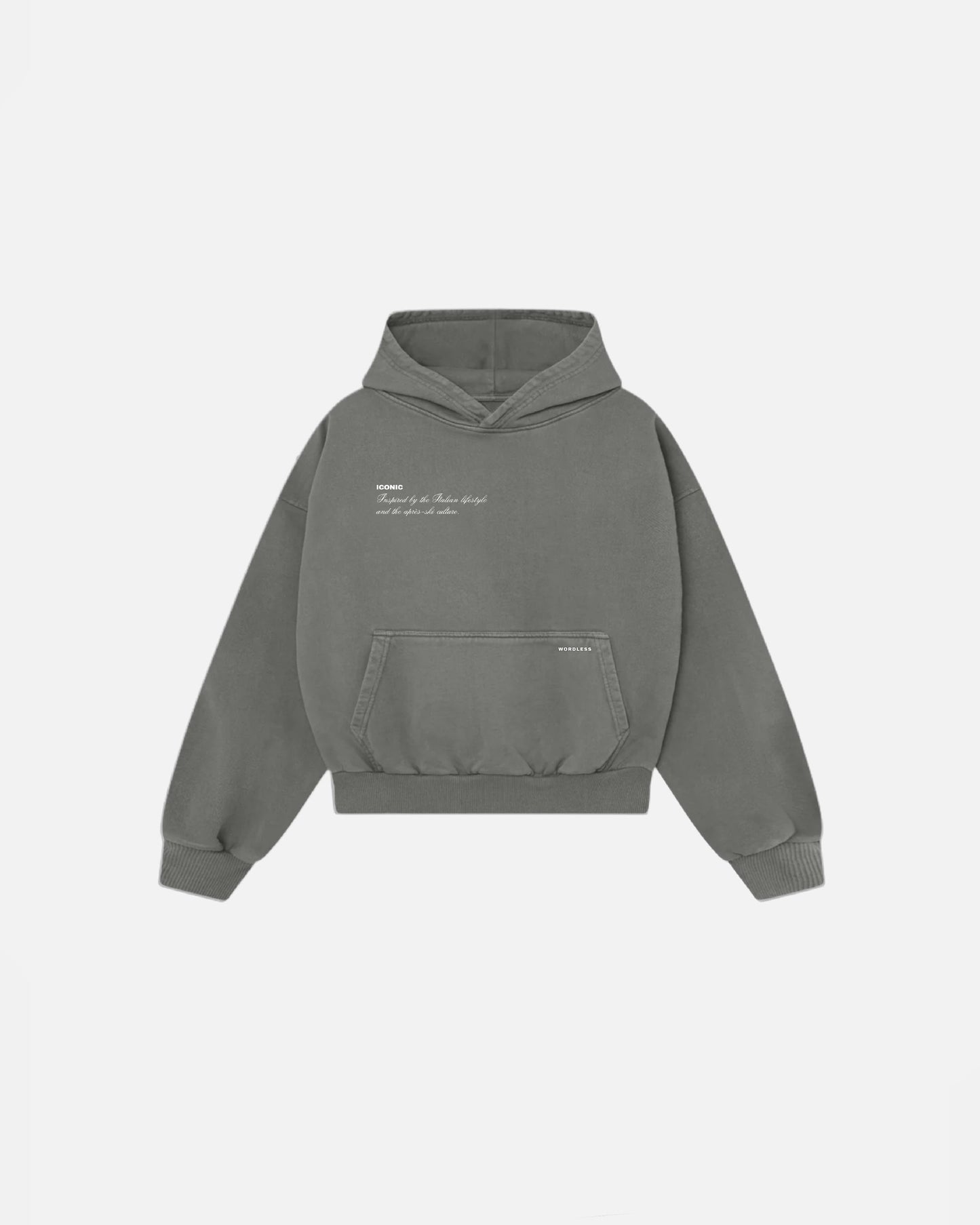 WORDLESS BRUNETTE HOODY 450