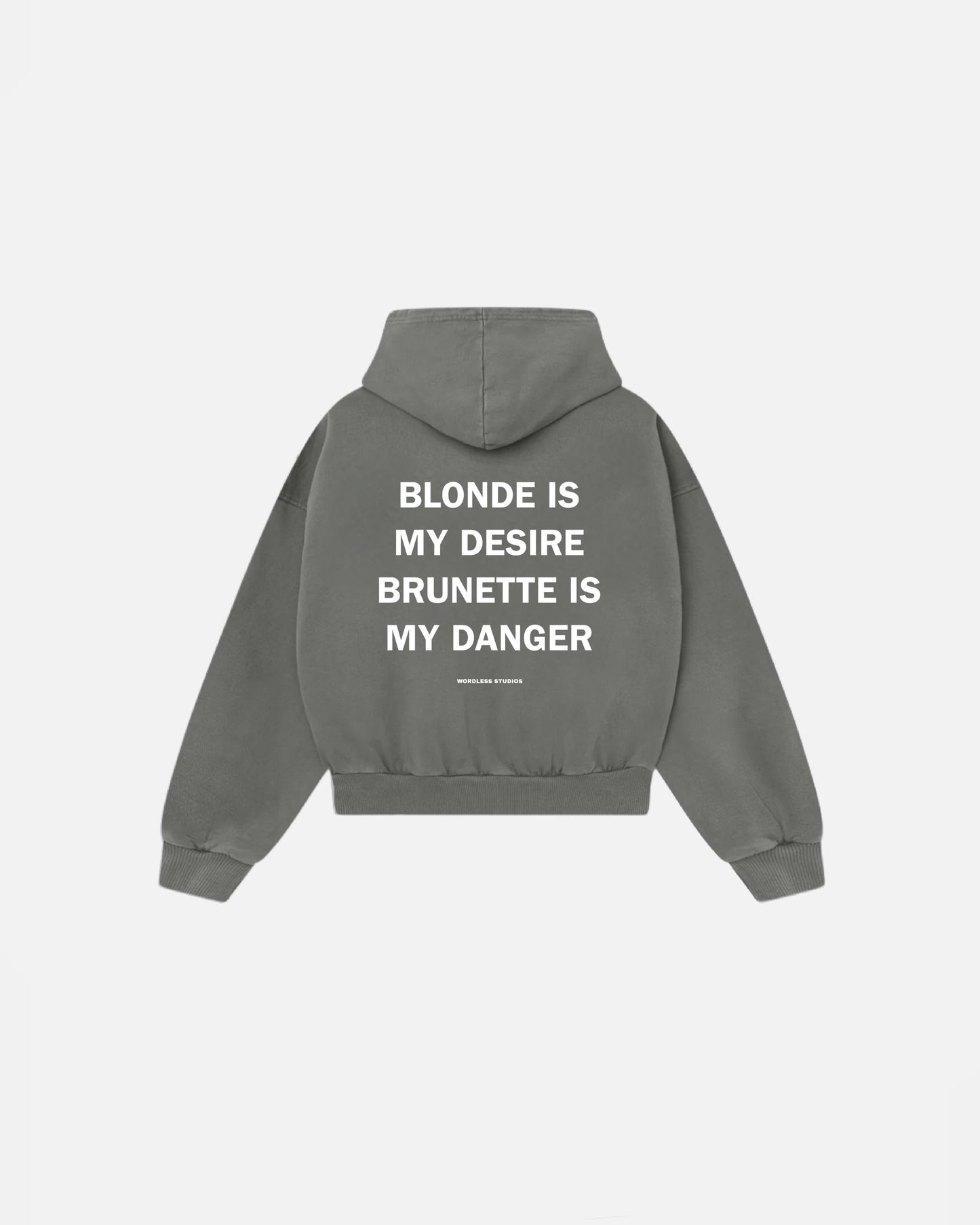 WORDLESS BRUNETTE HOODY 450