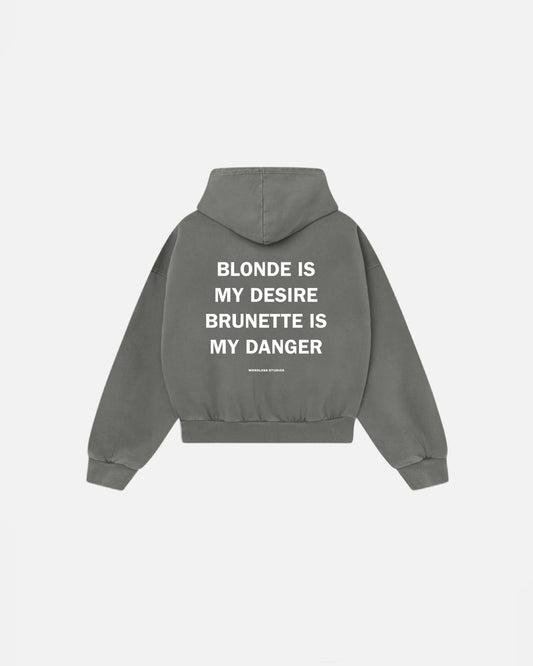 WORDLESS BRUNETTE HOODY 450