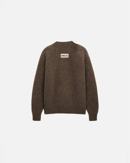 WORDLESS FUZZY KNIT SWEATER LIMITED EDITION
