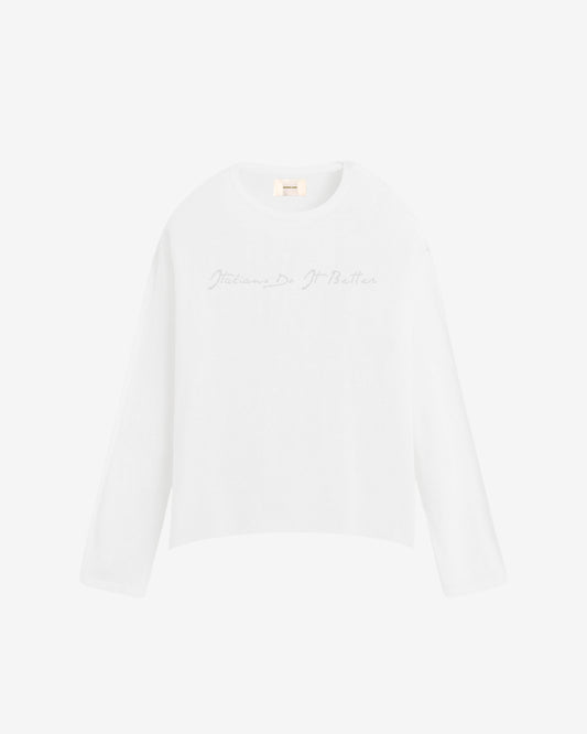 WORDLESS Ultra-Light Waffle Long Sleeve