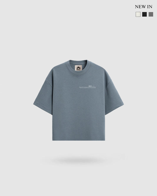 WORDLESS MINIMAL BOXY TEE 330