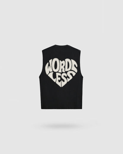 WORDLESS ATELIER SLEEVELESS TEE 170 LIMITED EDITION