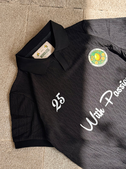 WORDLESS MEN'S VINTAGE FOOTBALL POLO LIMITED EDITION