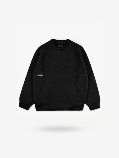 WORDLESS TRAVIS B*TCH KNIT SWEATER