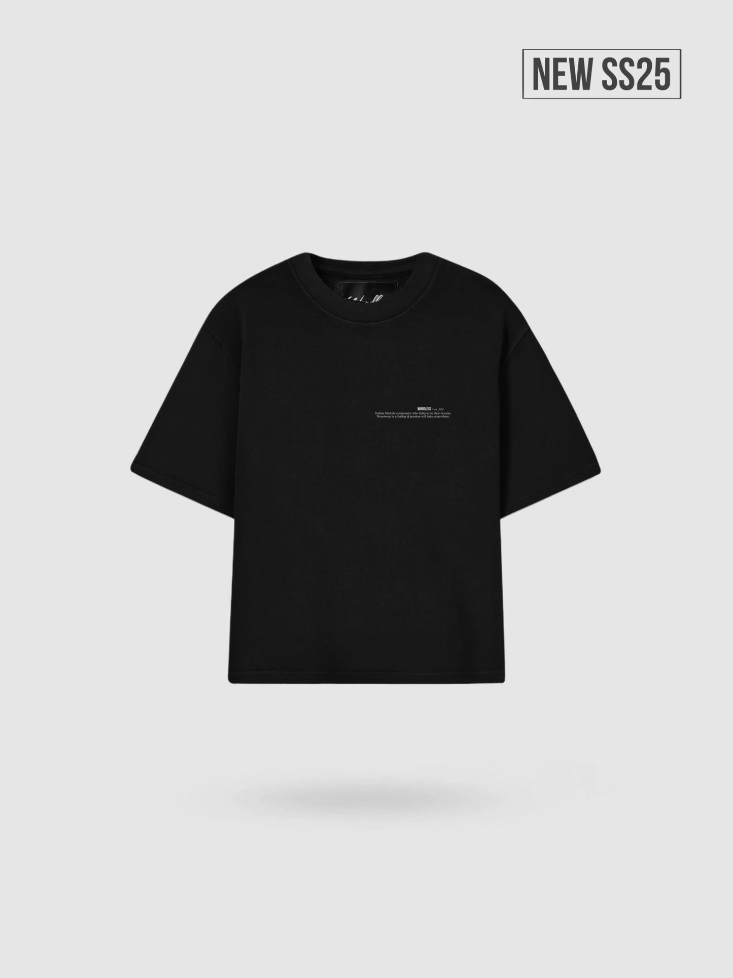 WORDLESS BOXY TEE “ICONIC” 300