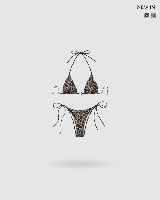 WORDLESS LEOPARD BIKINI FULL SET SS25