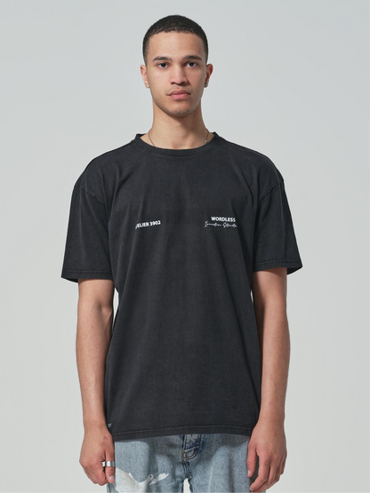 WORDLESS MENTALITY WASHED OVERSIZE TEE