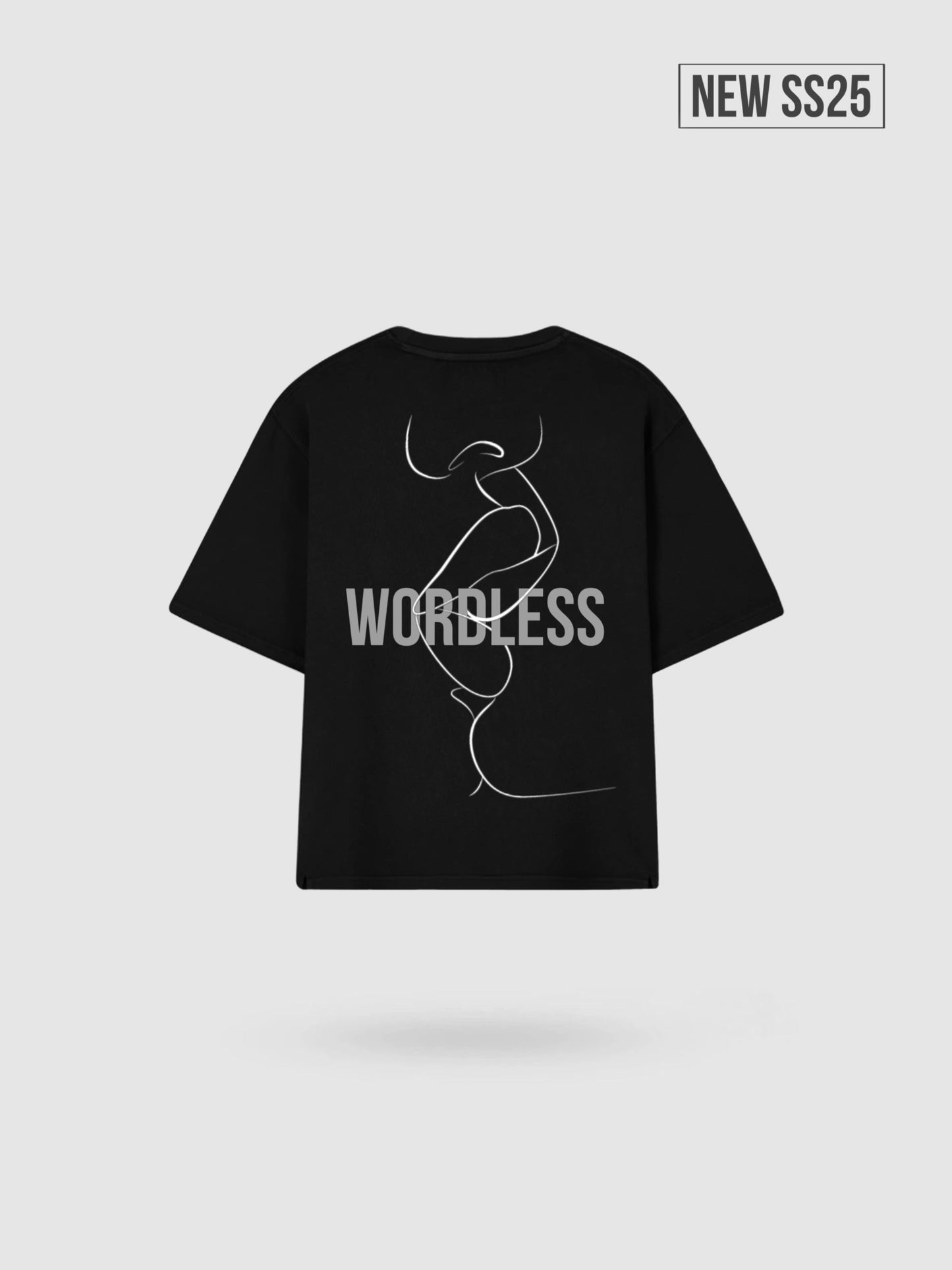 WORDLESS BOXY TEE “ICONIC” 300