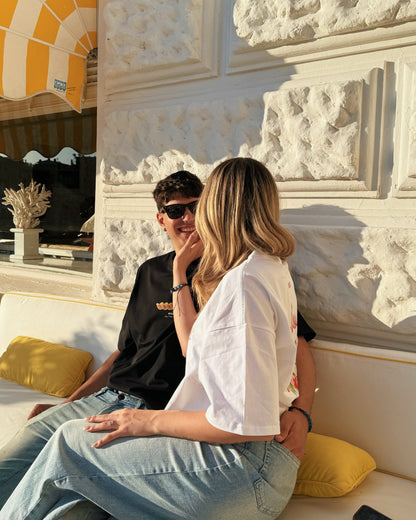 WORDLESS PAPAYA BOXY TEE 300
