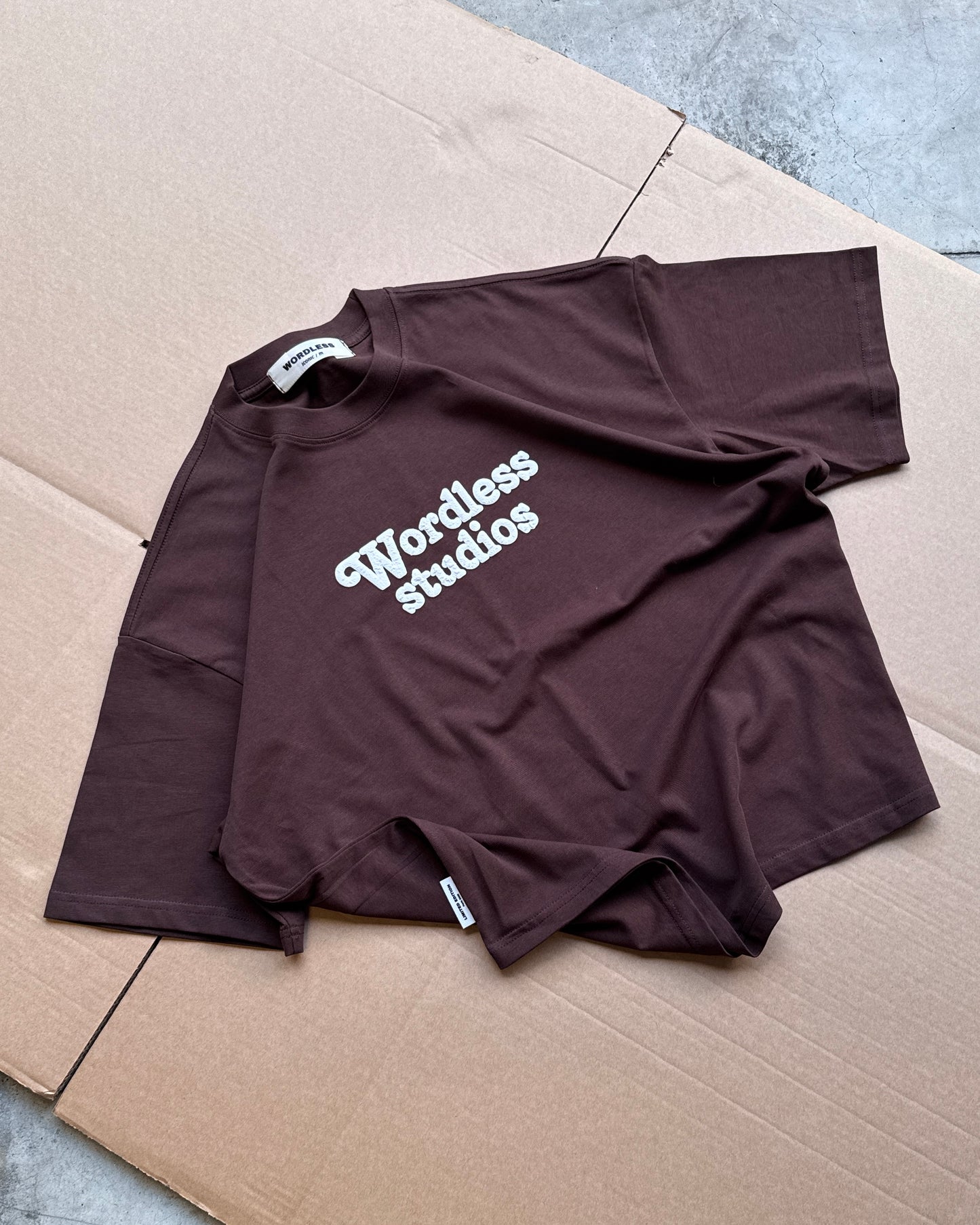 WORDLESS PARIS Studios Boxy Tee 300