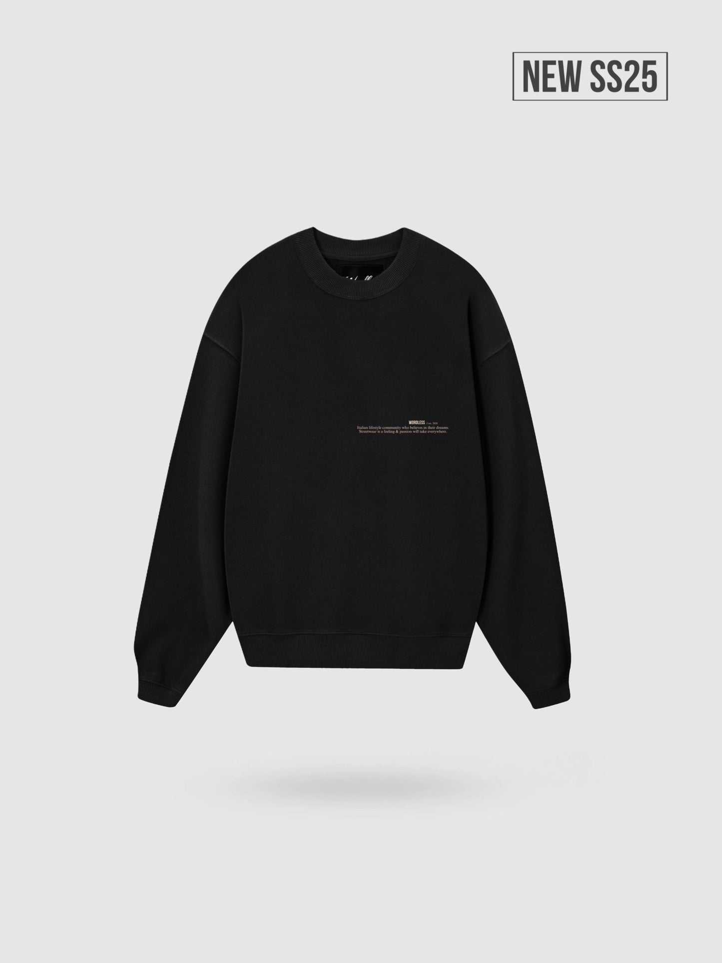 WORDLESS OVERSIZE CREWNECK “FLOWERS” 520
