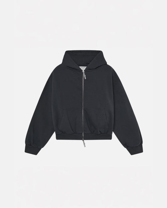 WORDLESS TWO-WAY ASH ZIP HOODY 400