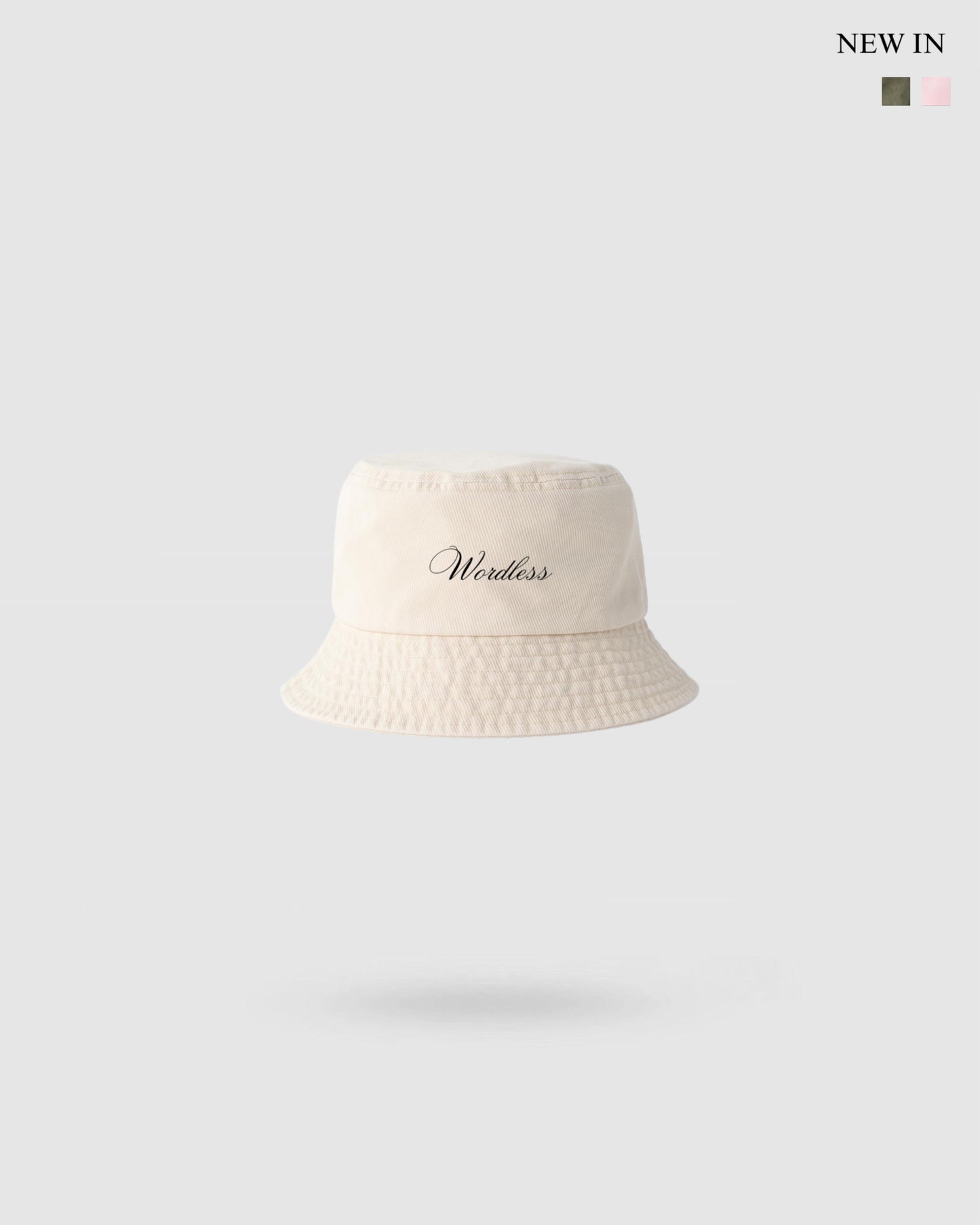 WORDLESS MINIMAL BOAT BUCKET SS25