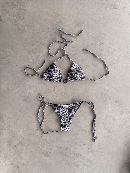 WORDLESS LEOPARD BIKINI FULL SET SS25
